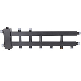 Коллектор ROMMER (дублер компакт) с гидроразделителем на 3+1+1 контура до 60 кВт