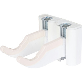 Комплект настенных регулируемых кронштейнов Stout для радиаторов (2 шт.) RAL 9016