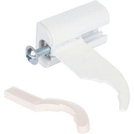 Комплект настенных регулируемых кронштейнов Stout для радиаторов (2 шт.) RAL 9016