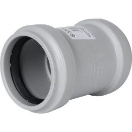 Муфта соединительная канализационная двухраструбная Stout ДУ 58 мм