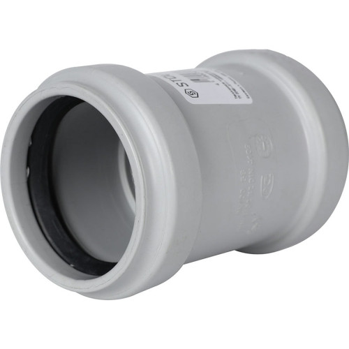 Муфта соединительная канализационная двухраструбная Stout ДУ 110 мм