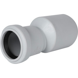 Переход эксцентрический канализационный Stout ДУ 110х58 мм