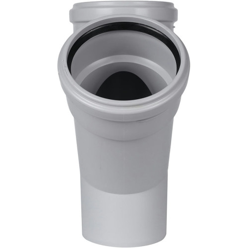 Тройник канализационный Stout ДУ 110х110 мм 45°