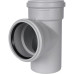 Тройник канализационный Stout ДУ 110х110 мм 87°