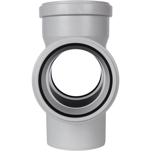 Крестовина канализационная одноплоскостная Stout ДУ 110 мм 87°