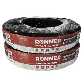 Труба ROMMER PEX из сшитого полиэтилена с кислородным слоем, серая 16х2,2 (бухта 100 метров)