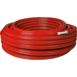 Труба Stout PE-Xa 20х2,8 серая в теплоизоляции (красная) бухта 100 метров