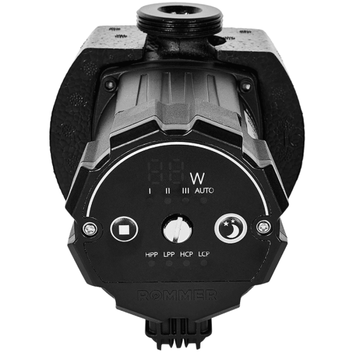 Частотный циркуляционный насос ROMMER PROFI EVO 25/60-130 с гайками и теплоизоляцией