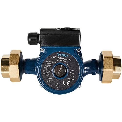 Циркуляционный насос Stout 32-60/180 с латунными гайками G2 x Rp 1 1/4
