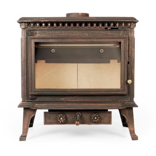 Печь-камин чугунная LK Richard 12 кВт с зольником