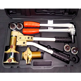 Ручной аксиальный пресс-инструмент Tim для аксиальных фитингов 4 насадки 16-32мм