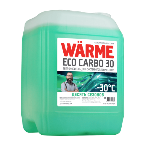 Теплоноситель Warme Eco Carbo 30 канистра 10 кг