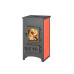 Печь-камин Везувий ПК-01 (270) красный 9 кВт с плитой