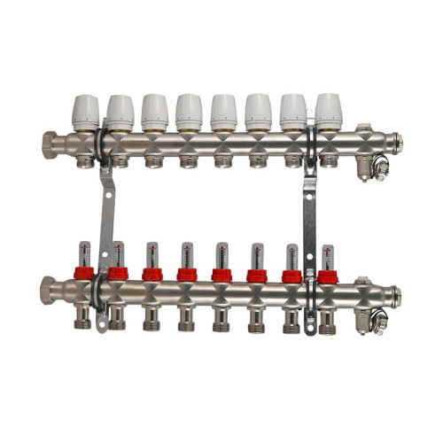 Коллектор с расходомерами Millennium 1" на 9 выходов