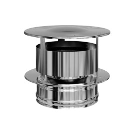 Оголовок с ветрозащитой GS 30-50 Ferrum Ø115х200 мм