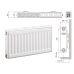 Радиатор стальной панельный Prado Classic Тип 21 (300x400 мм)