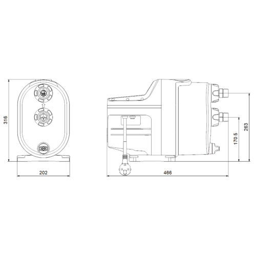 Насосная станция Grundfos SCALA1 3-45