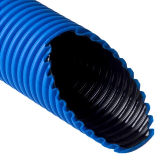 Труба защитная двустенная NASHORN синяя 160 мм, бухта 50 м