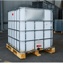 Еврокуб 1000 л, новый (поддон дерево)