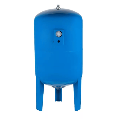 Гидроаккумулятор UNIPUMP 500 л вертикальный, с манометром