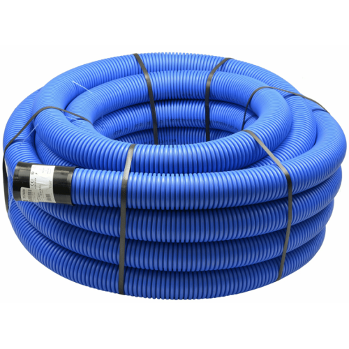 Труба защитная двустенная NASHORN синяя 160 мм, бухта 50 м
