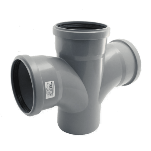 Крестовина 110 87° с плавным радиальным подключением Ostendorf (арт.115930)