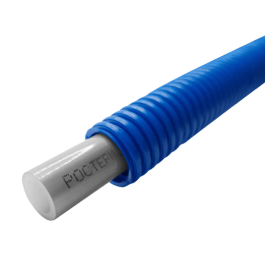 Гофра защитная Ростерм для труб 16-20 мм синяя
