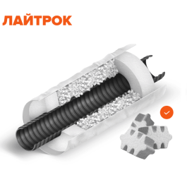 Дренажная труба 110 ЛАЙТ РОК без использования щебня