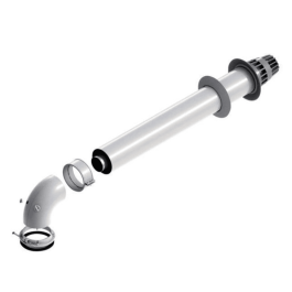 Комплект дымохода для конденсационных котлов De Dietrich d 60/100 мм для конденсационных котлов