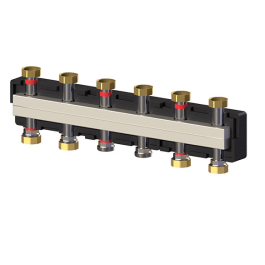 Коллектор распределительный Meibes до 5 насосных групп, нерж сталь (с комплектом кронштейнов) (арт.M66301.931RU)