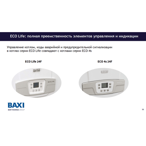 Настенный двухконтурный котел Baxi ECO LIFE 24 F Настенный двухконтурный котел Baxi ECO LIFE 24 F