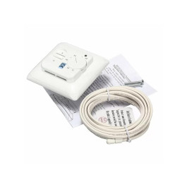 Термостат комнатный TIM механический 220В/16A с датчиком водяного пола