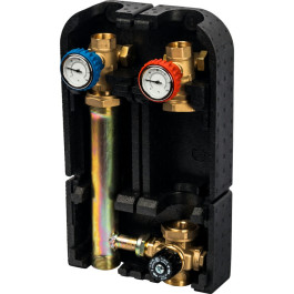 Насосная группа с термостатическим смесительным клапаном 1" без насоса Stout