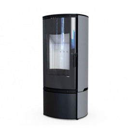 Печь-камин Defro Home Orbis 9 кВт серая сталь