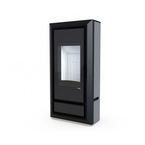 Печь-камин Defro Home Ignis 9 кВт серая сталь