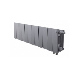 Биметаллический радиатор Royal Thermo PianoForte 200 VDR Silver Satin (16 секций)