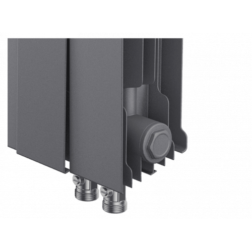 Биметаллический радиатор Royal Thermo PianoForte 300 VDR Silver Satin (12 секций)