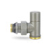 Клапан радиаторный угловой Varmega 1/2"х3/4"EK резьба НР/НР, цвет серый