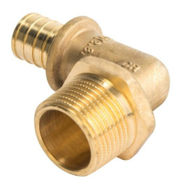 Угольник-переходник с наружной резьбой 16xR 1/2" Stout