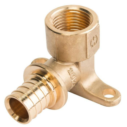 Угольник настенный с креплением 20xRp 1/2" Stout