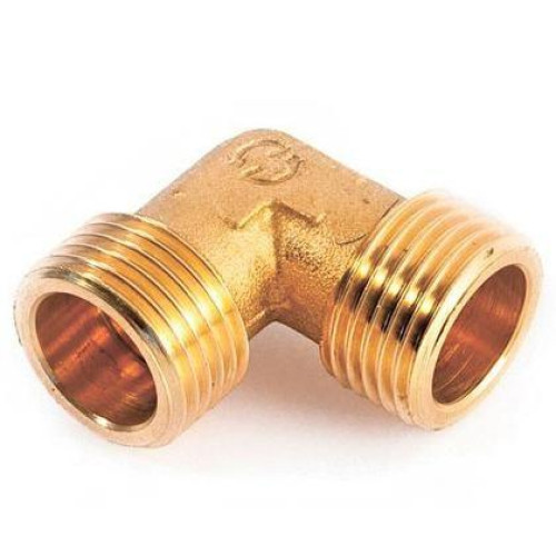 Угольник НН латунный резьбовой 3/4" Stout