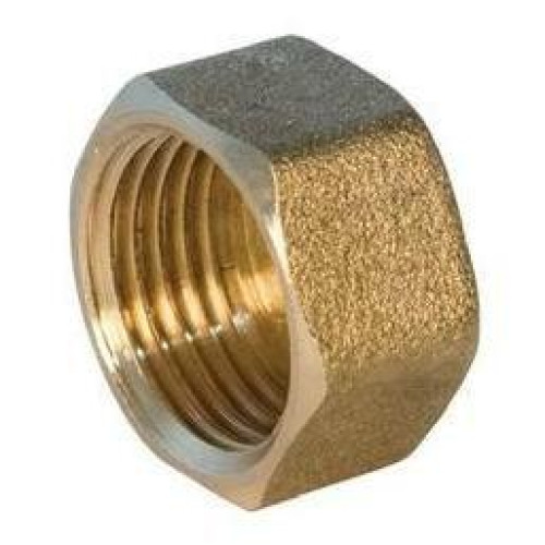 Заглушка ВР латунная резьбовая 2" Stout