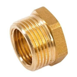 Футорка латунная резьбовая 3/4"х3/8" Stout