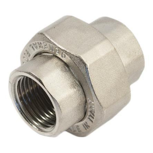Разъемное соединение "американка" ВB никелированное резьбовое 1 1/4" Stout