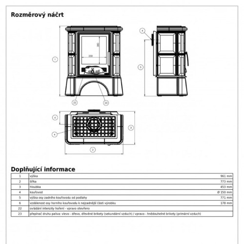 Печь-камин ABX Bavaria LI кафельный цоколь каштан