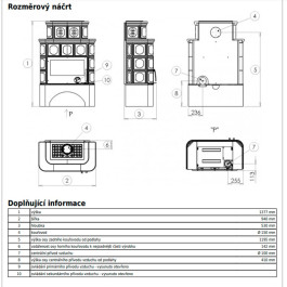 Печь-камин ABX Karelie P OX белый цоколь коричневый