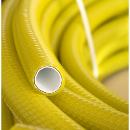 Шланг поливочный многослойный 1" ПОТОК 25м бухта желтый