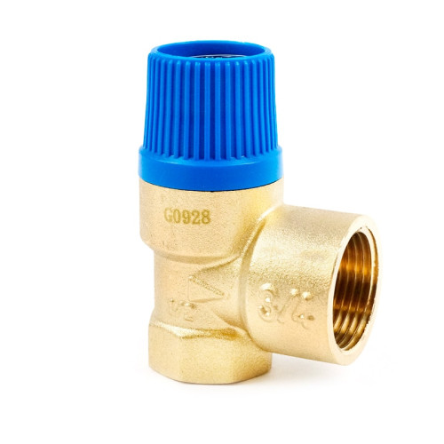 Клапан предохранительный для водоснабжения (8 бар) TIM 3/4"х1" ВР/ВР резьба