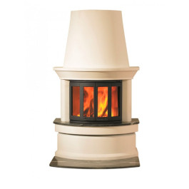 Печь-камин Nordpeis Geilo пристенный топка NI-22 складные дверцы