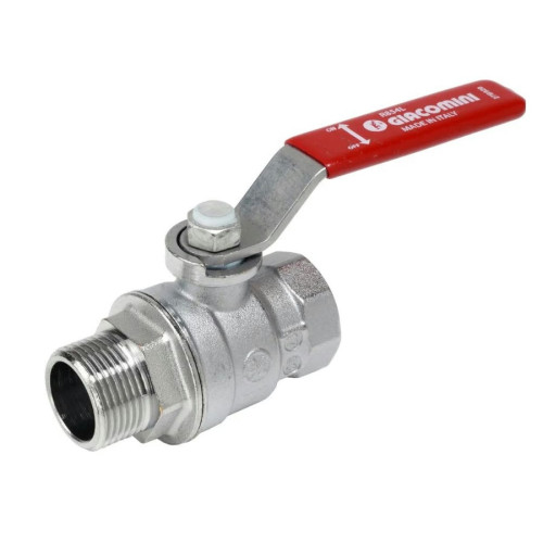 Кран шаровой Giacomini  R854L 1 1/4" ВН НР ручка-рычаг  R854LX026